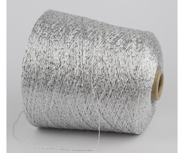 Silver 2, 60% polyester, 35% polyamide, 5% lurex