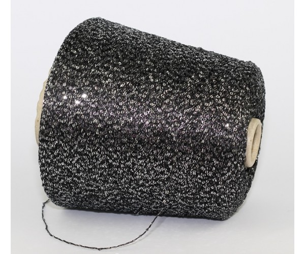 Silver 4, 60% polyester, 35% polyamide, 5% lurex